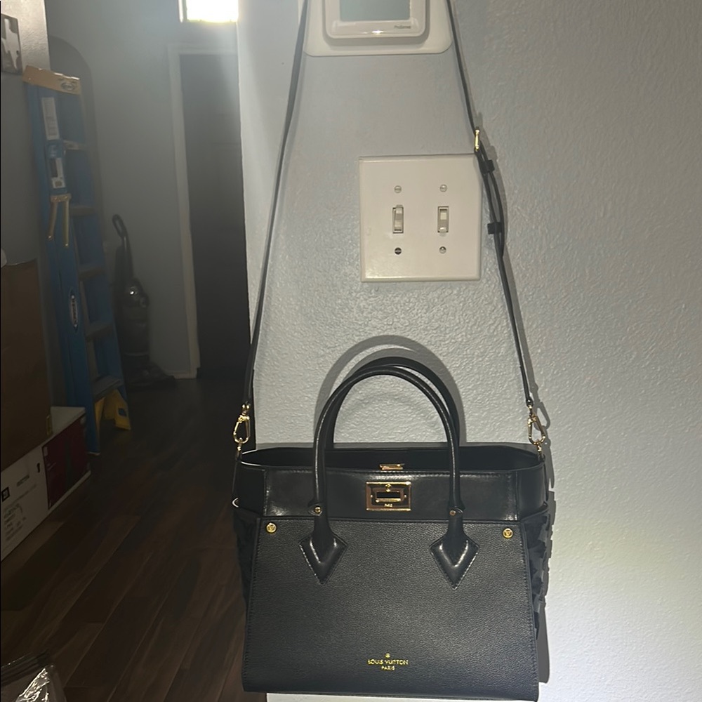 LV black satchel
